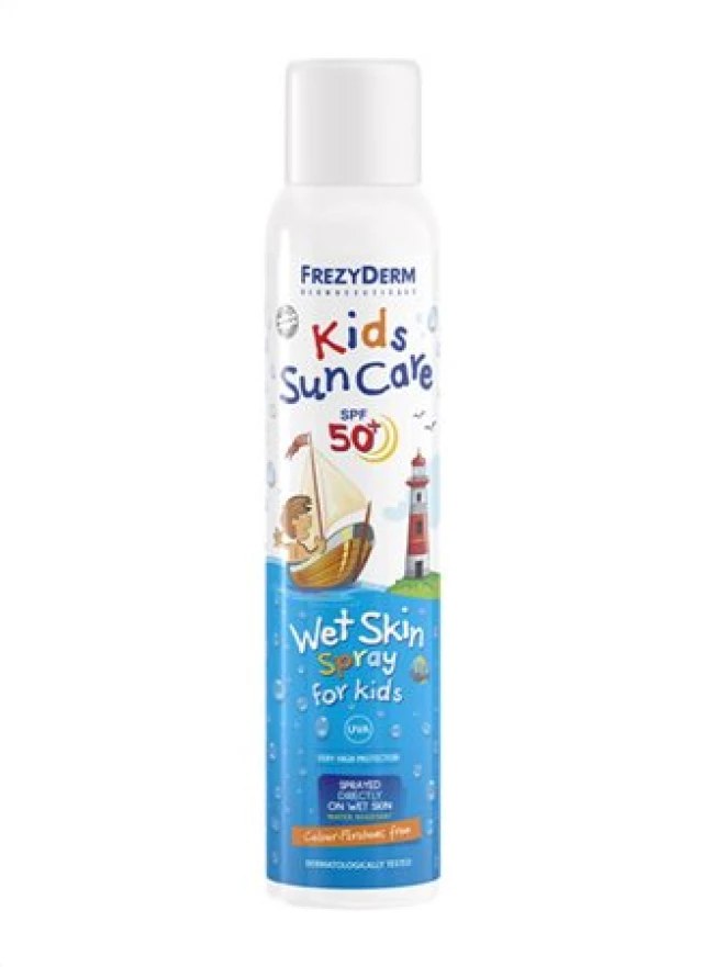 Frezyderm Kids Sun Care Wet Skin Spray SPF50+ Παιδικό Αντηλιακό Spr...