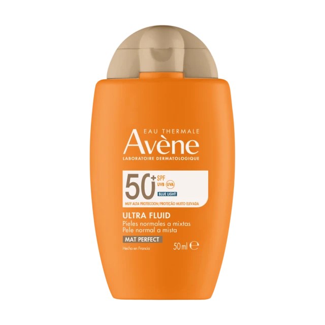 Avène Ultra Fluid Perfecteur Αντηλιακή Κρέμα Προσώπου Spf50+ με Χρώ...