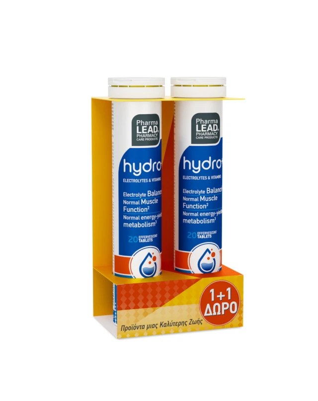 Pharmalead Promo Hydro+ Ηλεκτρολύτες με Γεύση Λεμόνι,  2x20 Αναβράζ...