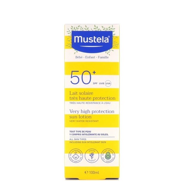Mustela Very High Protection Sun Lotion SPF50+ Αντιηλιακό Προσώπου ...