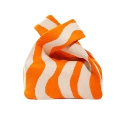 ΔΩΡΟ YOUTH LAB ORANGE WHITE SUMMER POUCH