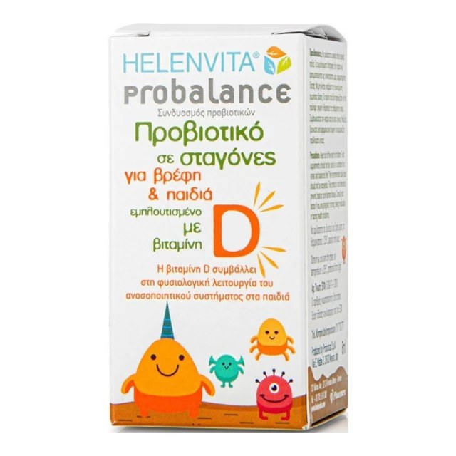 Helenvita Probalance For Babies - Kids Συμπλήρωμα Διατροφής Προβιοτ...