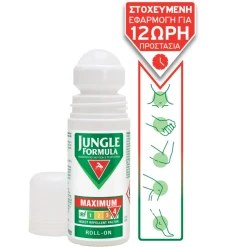 Jungle Formula Maximum Αντικουνουπικό Roll On, 50ml