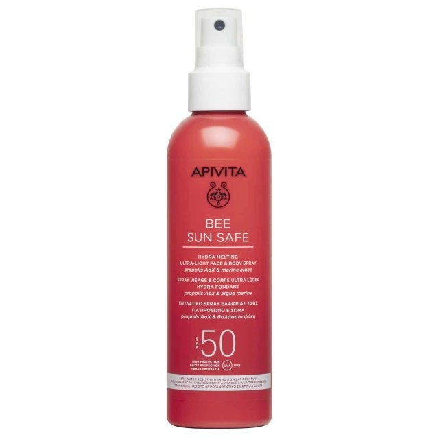 Apivita Bee Sun Safe Ενυδατικό Αντηλιακό Spray για Πρόσωπο και Σώμα...
