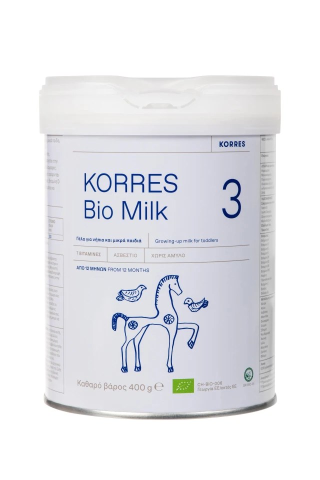 Korres Bio Milk 3 Βιολογικό Αγελαδινό Γάλα Για Νήπια & Μικρά Παιδιά...