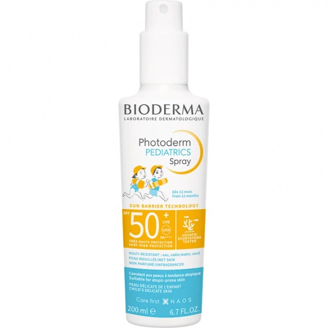 Bioderma Photoderm Pediatrics Spray Αντηλιακό για Παιδιά SPF50+, 200ml