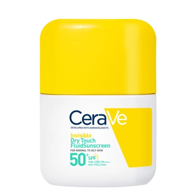 CeraVe Invisible Dry Touch Fluid SPF50+​ Αντηλιακό Προσώπου Για καν...